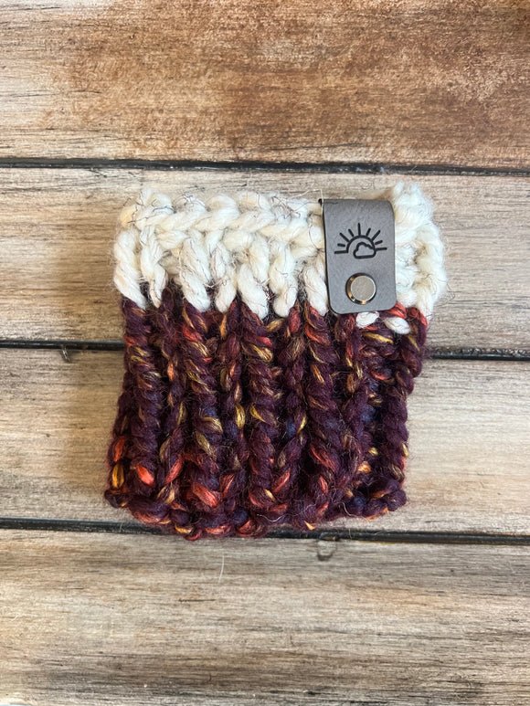 Scrappy Coffee Cozy (Oatmeal and Harvest)