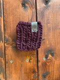 Scrappy Coffee Cozy (Rich Plum)