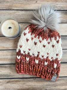 Winterfell 2.0 Beanie (Glazed Carrot and Natural)